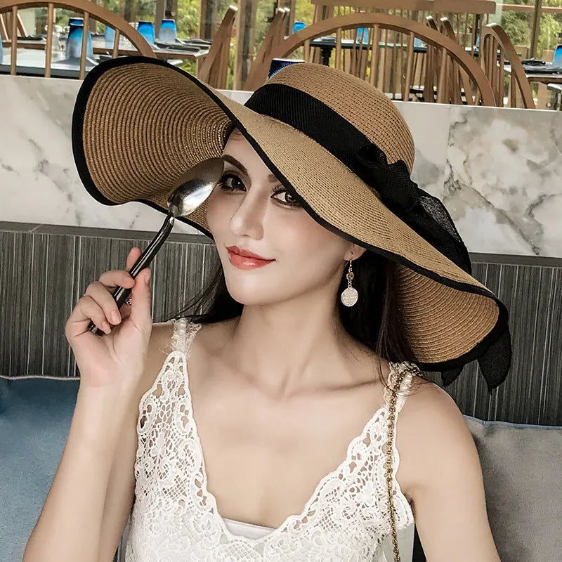 Chic Foldable Summer Straw Hat