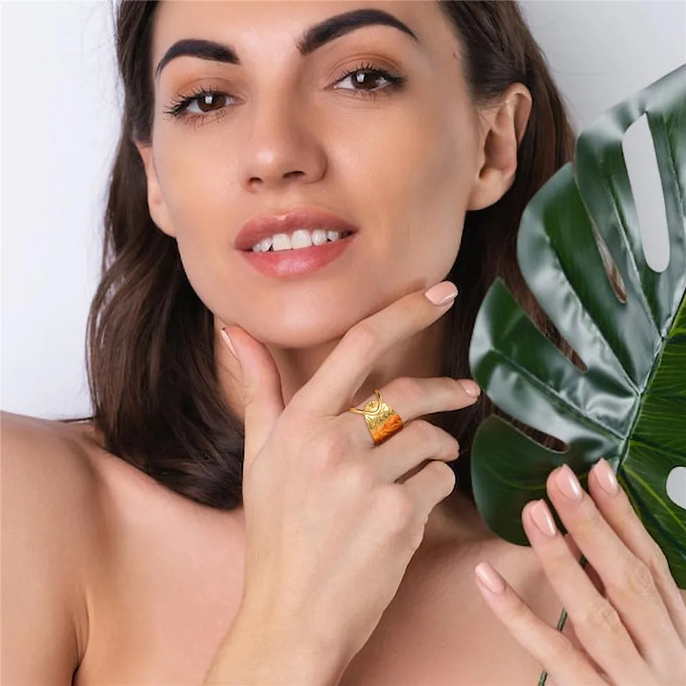 Eterna Gold Open Ring Collection