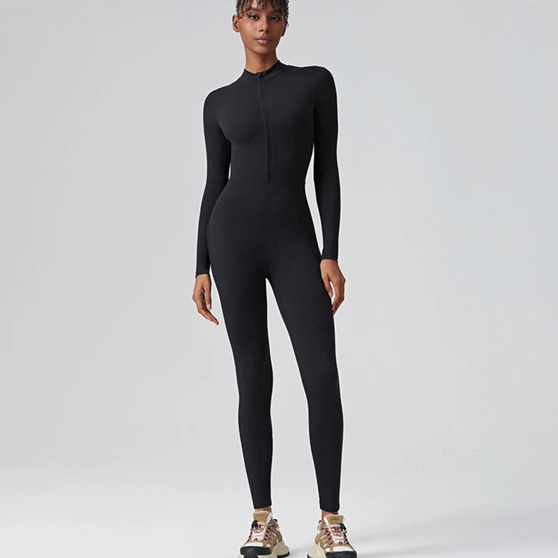Yoga Rompers Long Sleeved One-piece