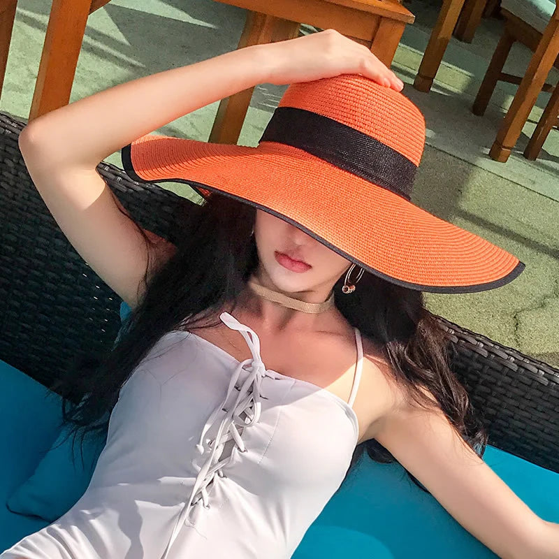 Chic Foldable Summer Straw Hat