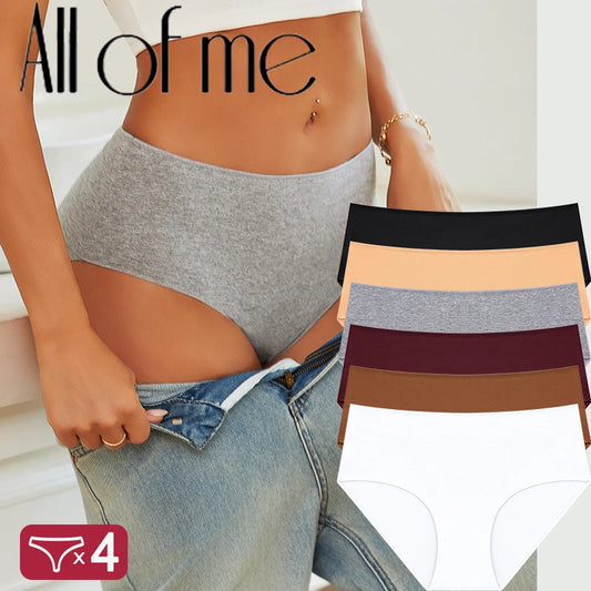 4Pcs/Set Comfort Cotton Panties