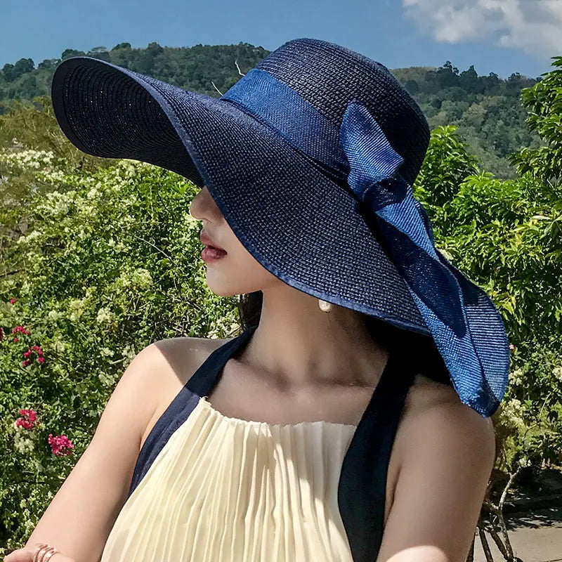 Chic Foldable Summer Straw Hat