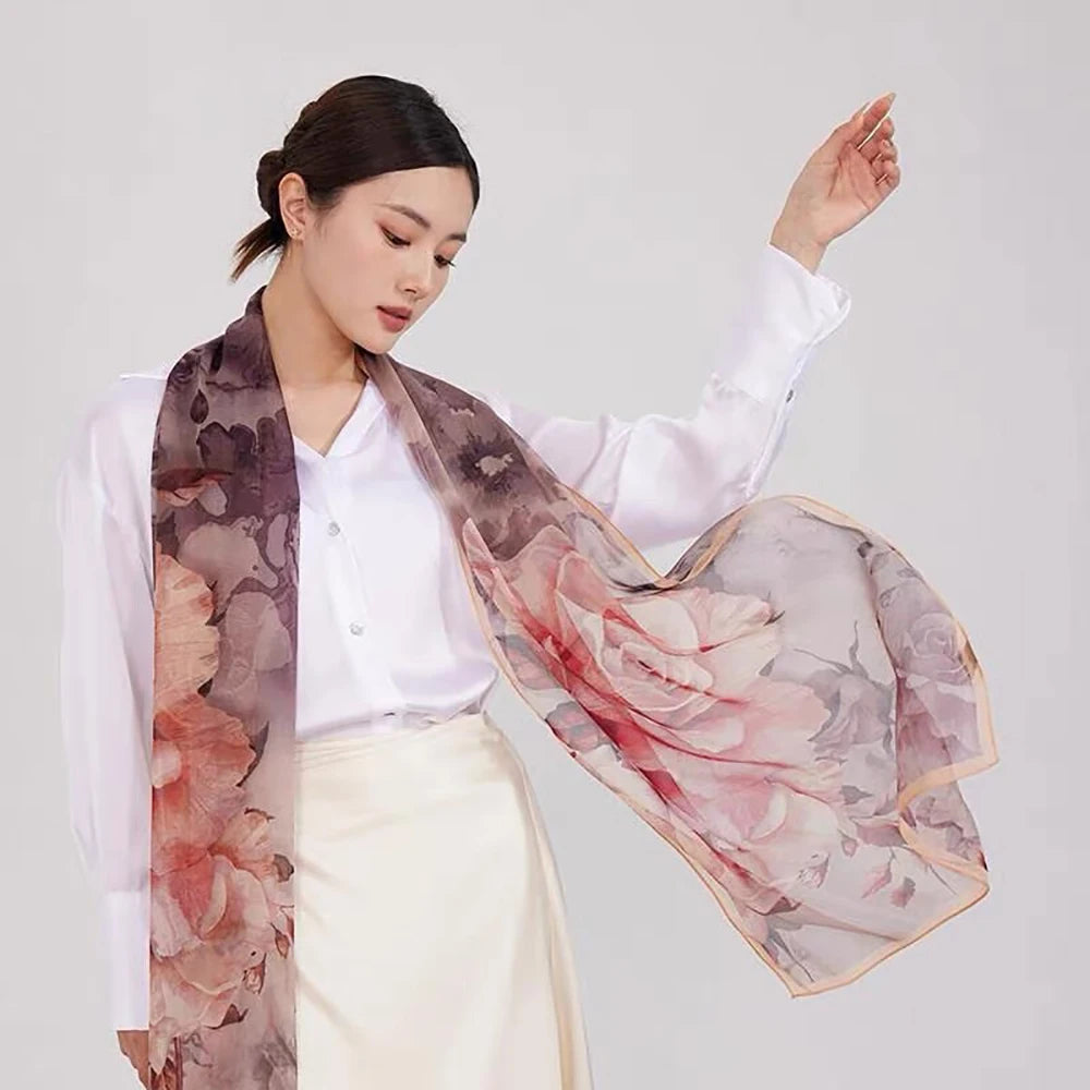 Pure Mulberry Silk Scarf