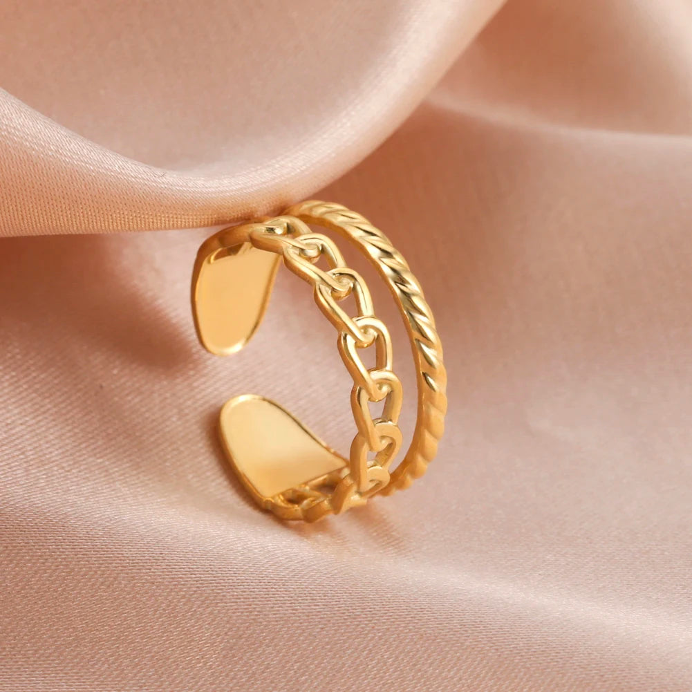 Eterna Gold Open Ring Collection