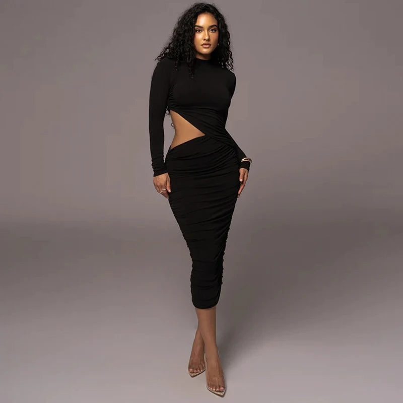 Long Elegant Bodycon Dress