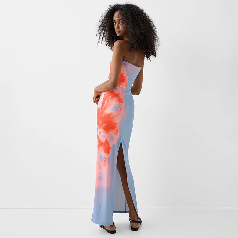 Strapless Tube Maxi Dress