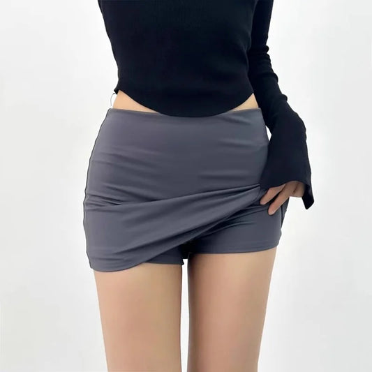 Low Rise Mini Skirt