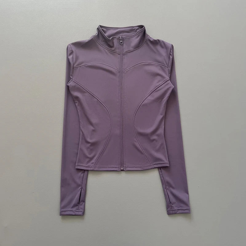 Workout Jacket Stretch Fitted