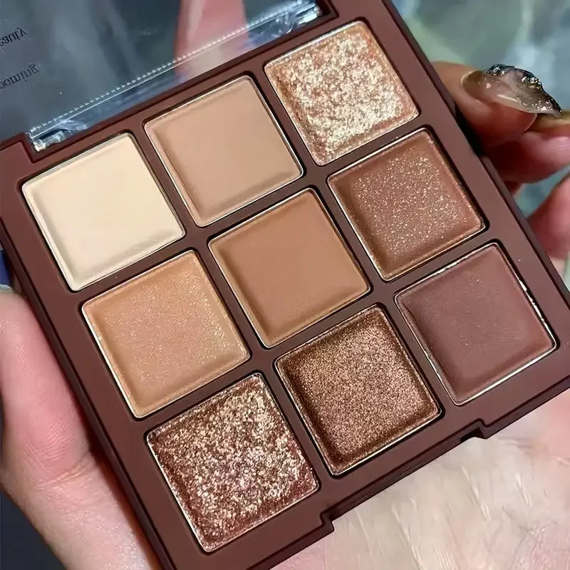 9 colour Chocolate Eyeshadow Palette