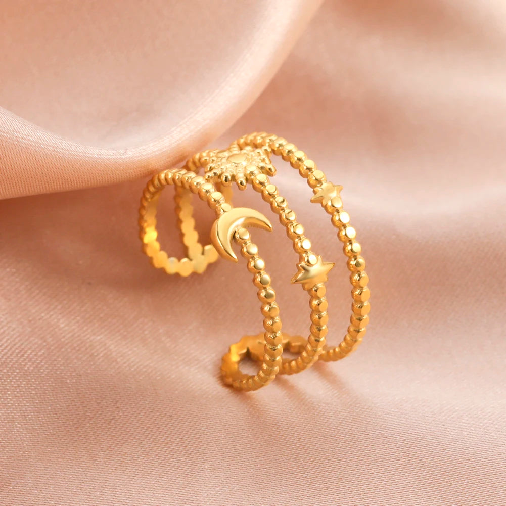 Eterna Gold Open Ring Collection