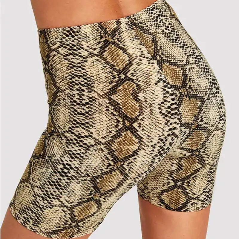 Leopard Print Women Shorts