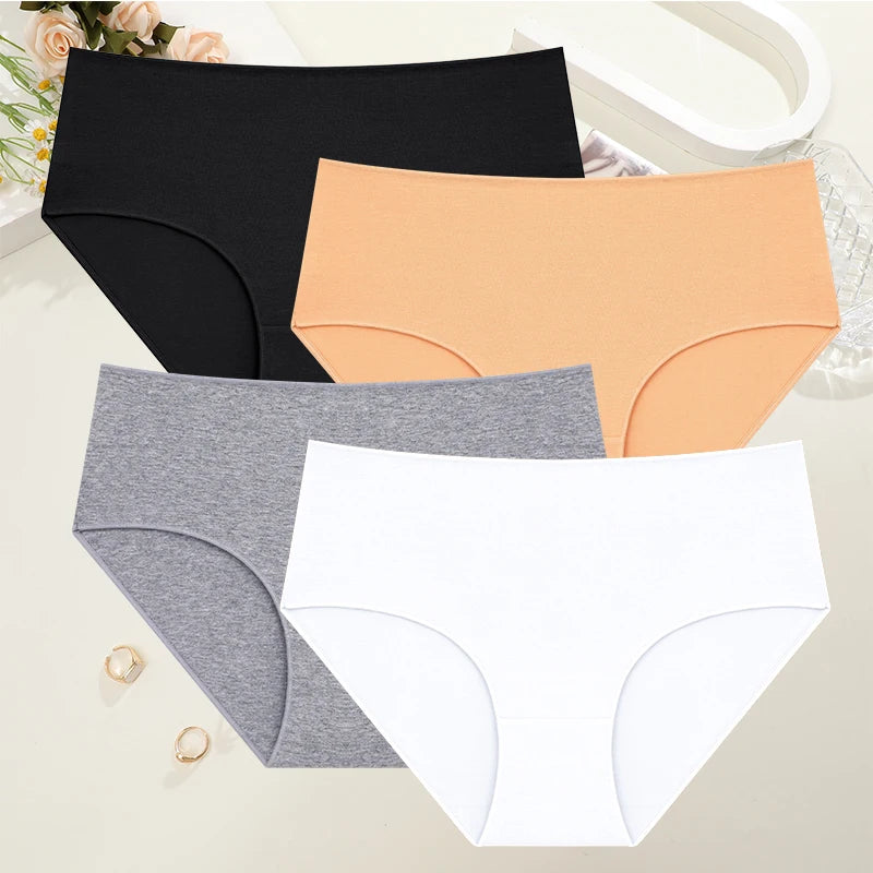 4Pcs/Set Comfort Cotton Panties