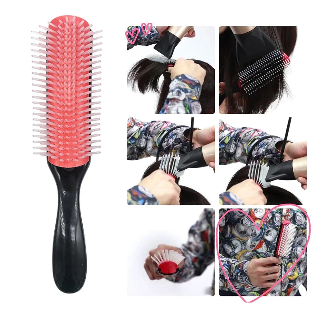 9-Row Detangling Hair Brush Denman Detangler