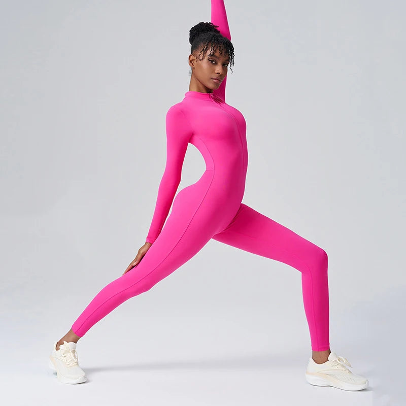 Yoga Rompers Long Sleeved One-piece